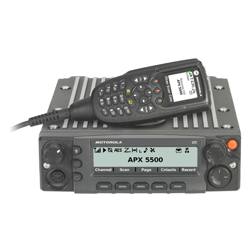 Imagem Destacada - RÁDIO MÓVEL P25 DE BANDA ÚNICA APX 5500 - MELHORADO